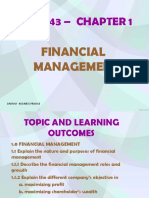 DPB5043 Chapter 1 Financial Management Basics
