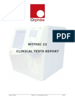 M22 - Clinical Tests Report