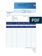 Sales Invoice Blue Gradient Design1