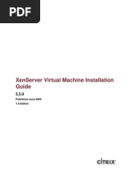 Citrix XenServer 5.5 Virtual Machine Installation Guide