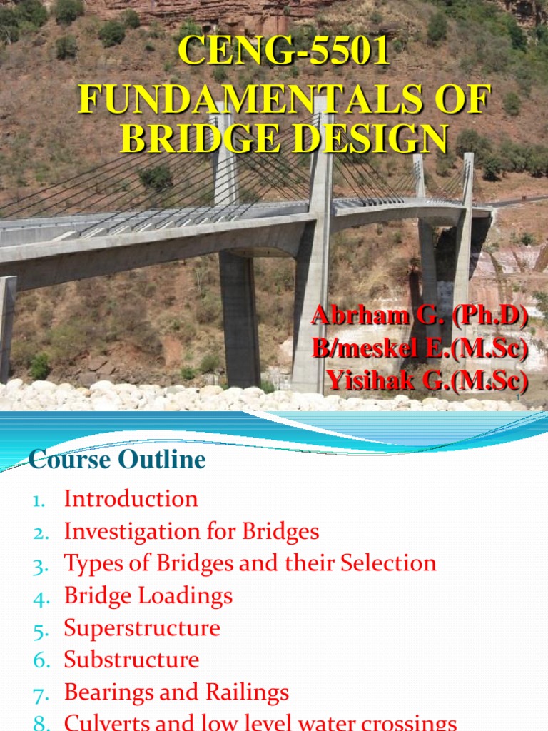 Fundamentals of Bridge Design Course | PDF | Beam (Structure) | Deep ...