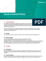 Access Control Policy: Technical