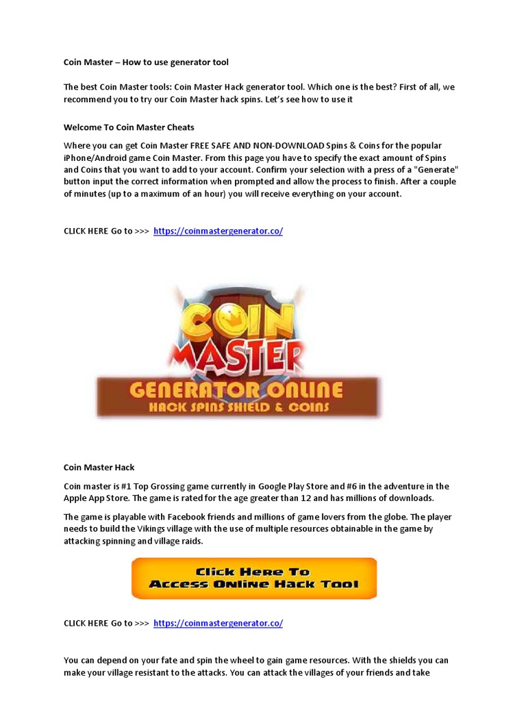 Coinmasterhack.Club Coin Master Hack Game Download