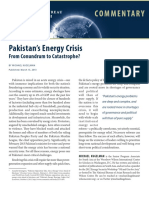 Pakistan's Energy Crisis: Commentary Commentary