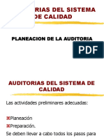 Auditoría Sistema Calidad