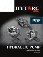 Hydraulic Pump: Operations Manual