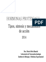 Clase Hormonas Proteicas - Tipos-Sintesis y Mecanismos de Accion