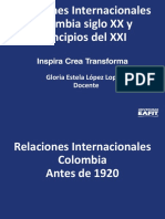 Relaciones Internacionales Colombia Siglo XX y Principios Del XXI
