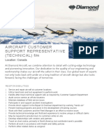 Aircraft Customer Support Repr. Tech
