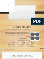 Zapatas de esquina: diseño y cálculo