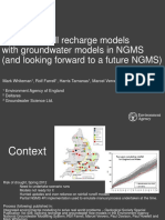 Linked Rainfall Recharge Models With Groundwater Models in NGMS