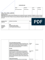 Planificación clase Educación Física 7° básico