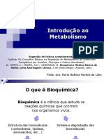 Introdução ao Metabolismo