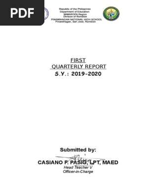 Quarterly Report