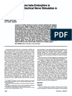 Response of Plasma Beta-Endorphins To Transcutaneous Electrical Nerve Stimulation in Healthy Subjects PDF