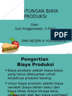 Biaya Produksi Pisang Aroma