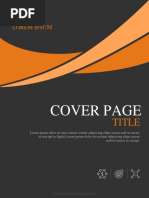 Report Cover Page Design - 4