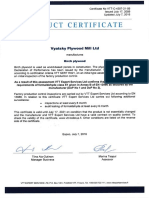 Birch Plywood Cert