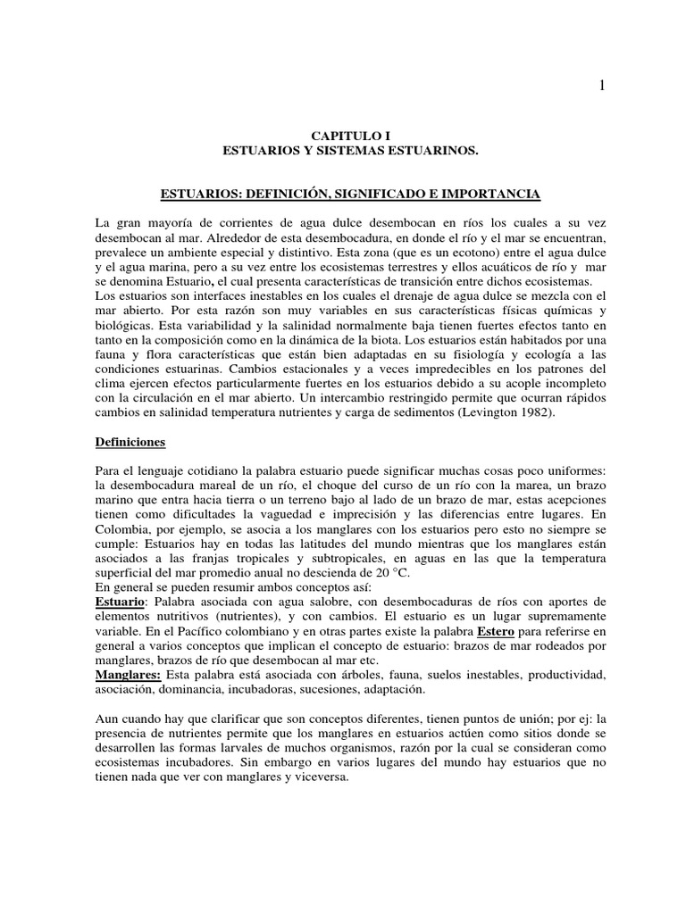 Capitulo 1 Libro Guia 2014 PDF | PDF | Río | Costa