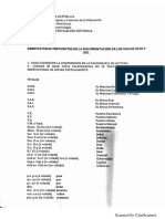 Abreviaturas frecuentes