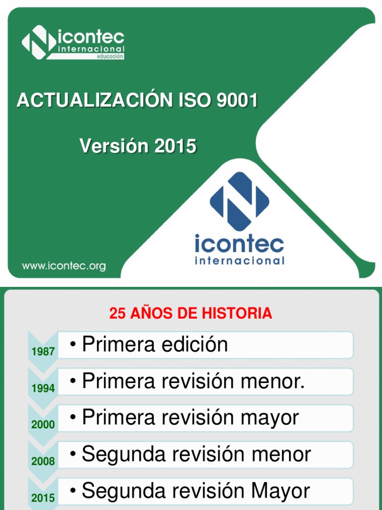 1051-Actualización de La ISO 9001 Sistema de Gestión de Calidad ...
