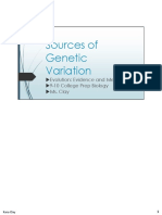 Genetic Variation Powerpoint Notes