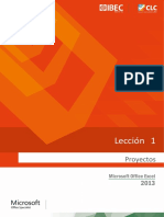 Lección 01 Proyectos Excel