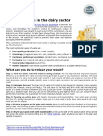 Dairy Sector Supply Chain Sheet