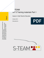 S-TEAM: Collected Papers No.3: Inquiry and Initial Teacher Education