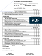 Teacher Observation Guide For Instructional Competence: A. Diversity of Learners