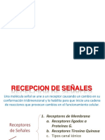 Recepción de señales celulares: Receptores, transducción y respuesta