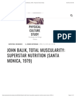 John Balik, Total Muscularity: SuperStar Nutrition (Santa Monica, 1979) - Physical Culture Study
