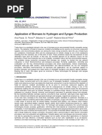 Application of Biomass To Hydrogen and Syngas Production: Chemical Engineering