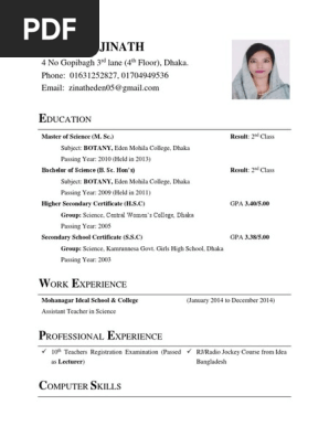 CV Format.pdf