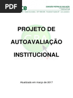 Projeto de Autoavaliacao Institucional