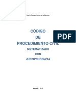 Codigo Procedimiento Civil Sistematizado Con Jurisprudencia 2015