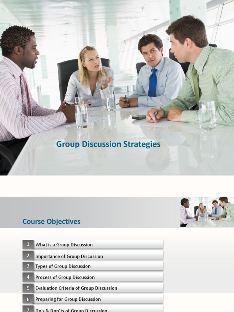 Group Discussion Strategies | PDF | Leadership | Recruitment