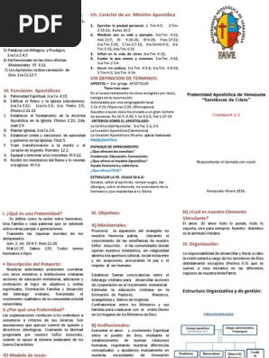 Triptico Promocional Fave Pdf Iglesia Catolica Jesus