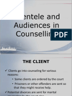 Clientele in Counselling