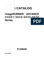 manual de partes canon ir advance c5051 series