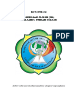 Cover Kurikulum 2013 Revisi 2016 - MA. ISHLAAHUL UMMAH