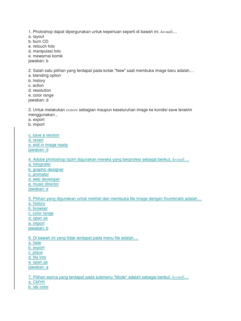 Soal Potoshop Docx