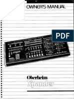 181 Oberheim Xpander Owners Manual