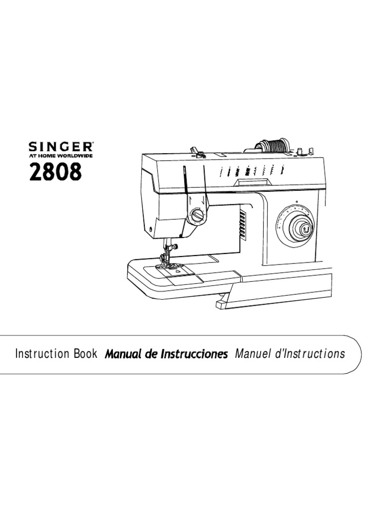 Singer Manual 2808 | PDF | Les textiles | Fibres