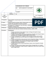 Sop Penatalaksanaan Cuci Tangan