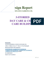 DESIGN REPORT (3-Storied Child Care & Health Care Building)