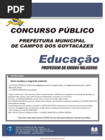 Professor de Ensino Religioso