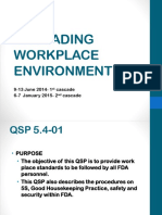 Cascading Workplace Environment: 9-13 June 2014-1 Cascade 6-7 January 2015 - 2 Cascade