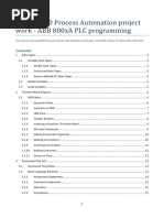 KE-90.4600 Process Automation Project Work - ABB 800xa PLC Programming