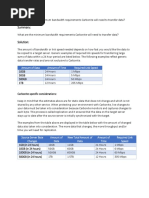 Summary:: Amount of Data Amount of Time Required Link Speed